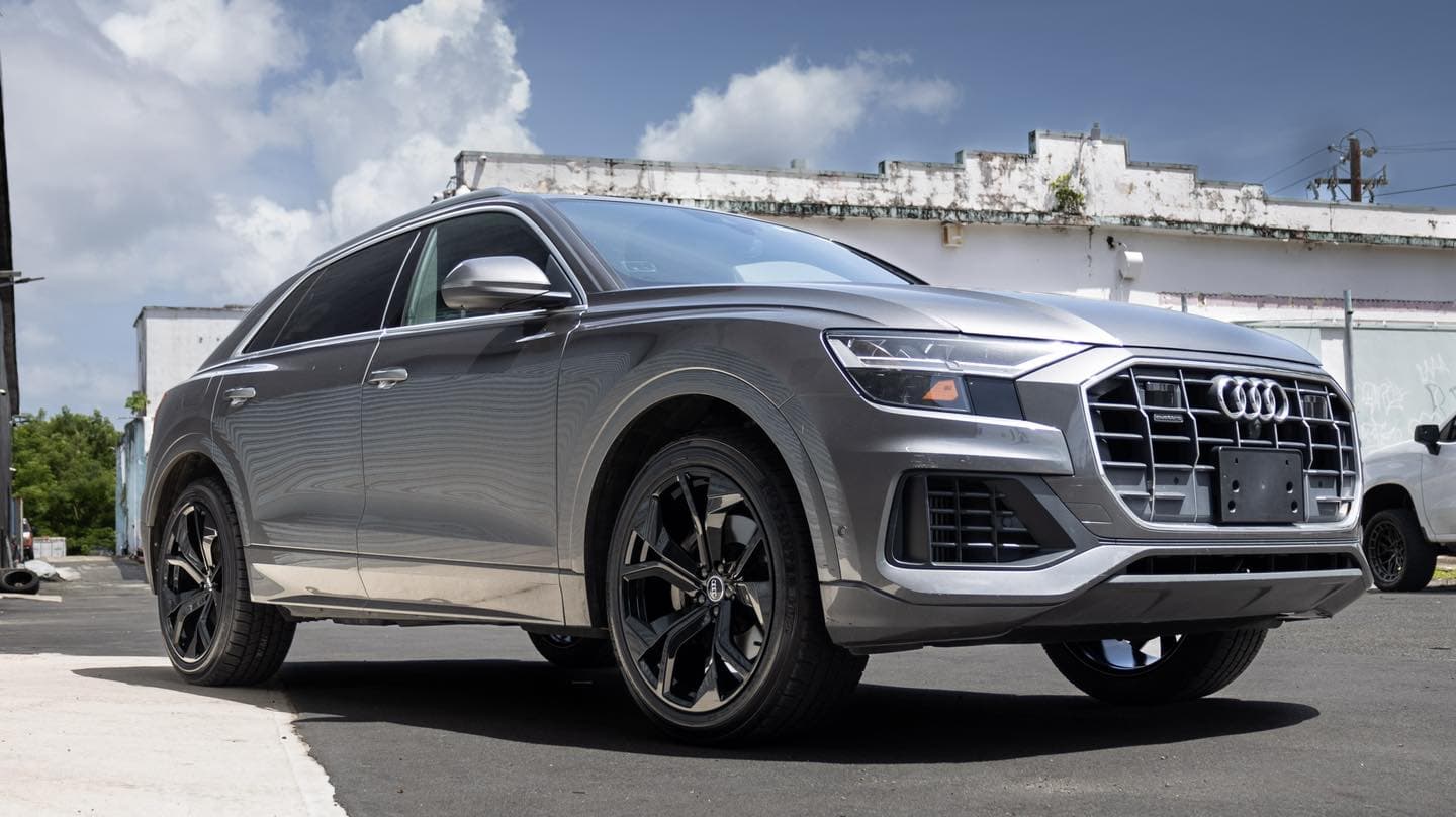 Audi Q8 with 22" GB Custom Wheels Installation PR